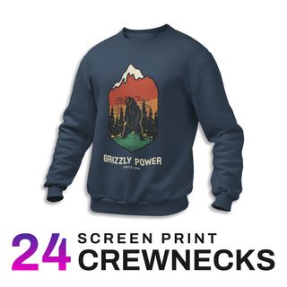 24 CREWNECKS | SCREEN PRINT