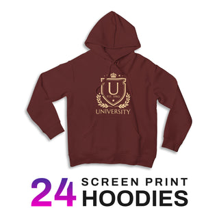 24 HOODIES | SCREEN PRINT